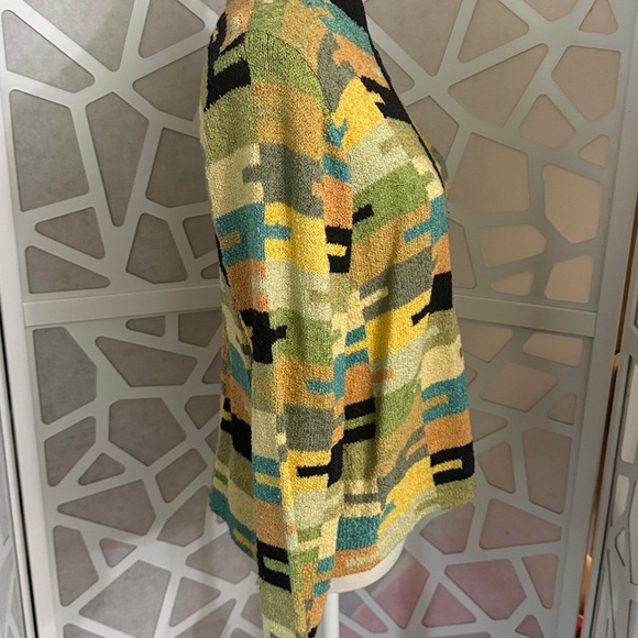 Colorful Abstract Patterned Jacket - Picture 2 of 4